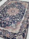 رو فرشی زرک دار طرح خاتم بافت اعلا ابعاد 1/5×2 ( 3 متری )