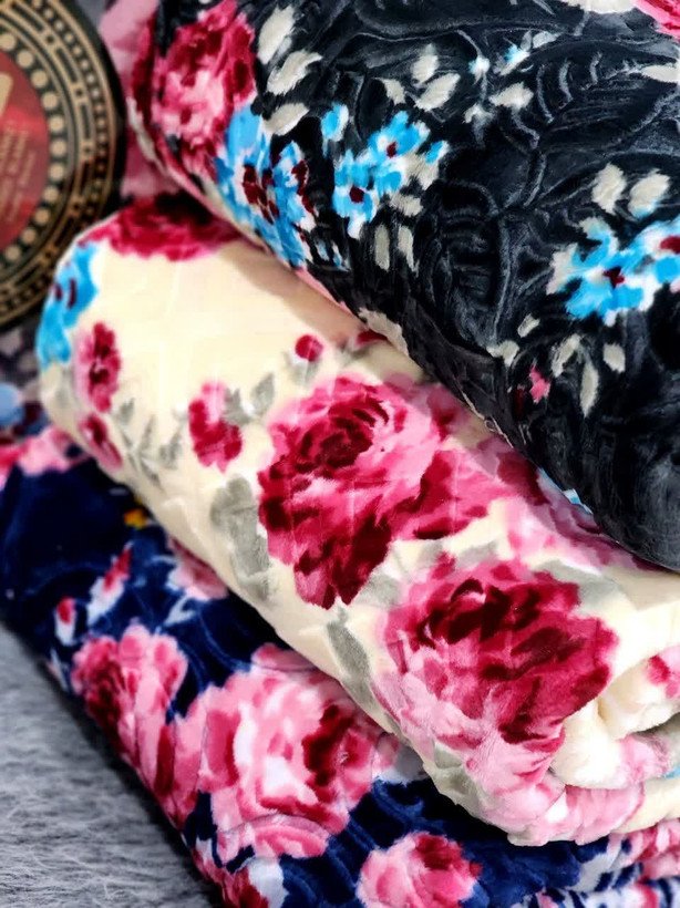 پتو دونفره گل رز شادیلون درجه یک اعلا