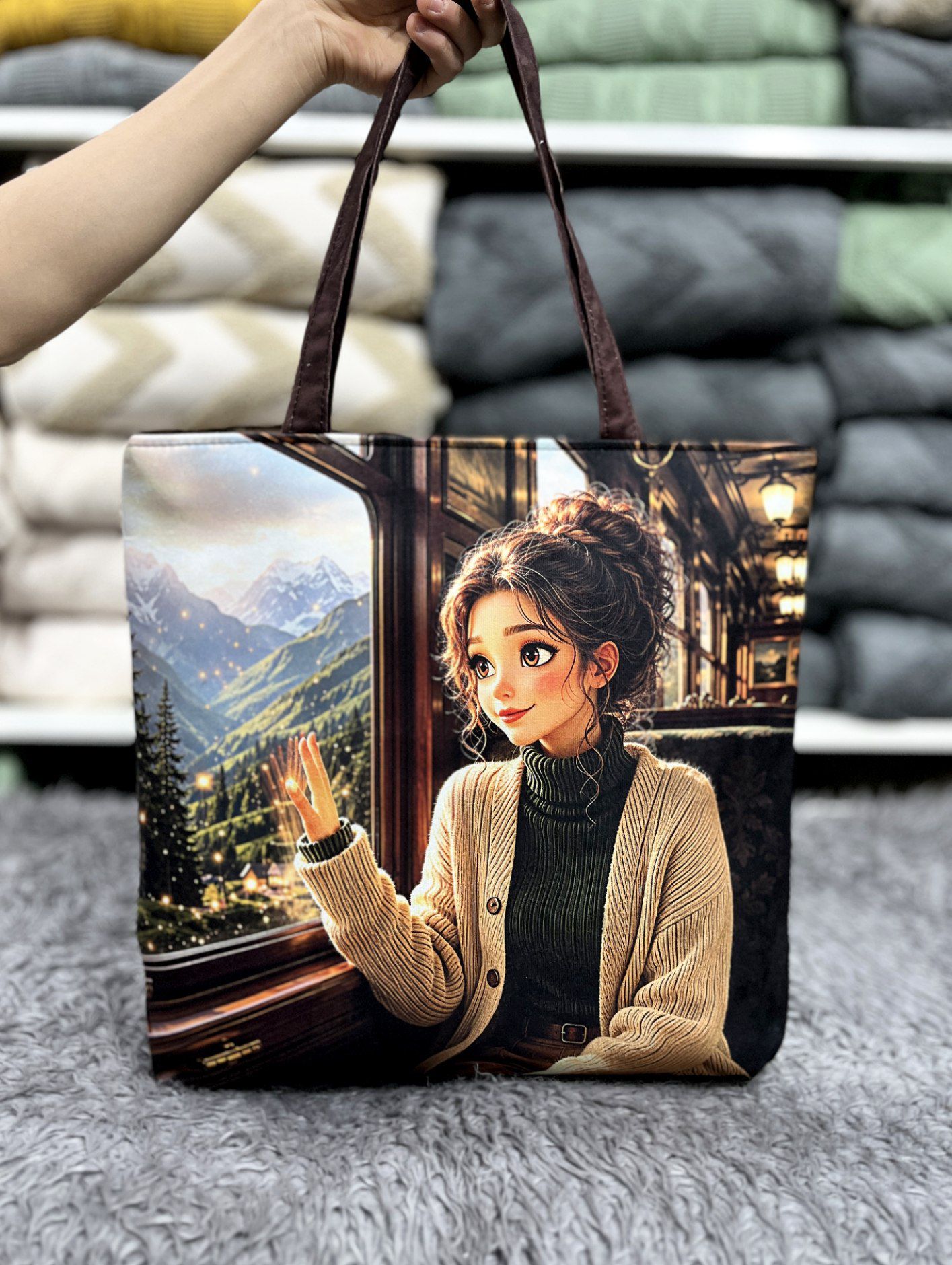 کیف عروسکی مخمل